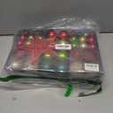 101 PCS Christmas Tree Ornaments Decoration Set, Red Golden Green Shatterproof Plastic Baubles Christmas Balls for Xmas Holiday Decorations