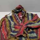 Shopoholic Fashion Women Multicolored Hippie Pullover Hoodie Boho Baja, XXL