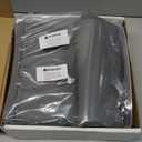 Dog Food Mat - Silicone Dog Mat for Food and Water - 36" x 24" Large Pet Feeding Mats with Residue Collection Pocket - Waterproof Dog Cat Bowl Mat with High Edges to Prevent Water Food Spills (Gray)