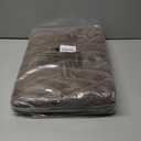 PLEASOR Front Door Mat, Absorbent Dirt Trapper Welcome Door mat Indoor, Non Slip Machine Washable Entryway Rug, Low Profile Doormat, Dog Door Mat for Muddy Paws and Shoes, 32x47, Brown