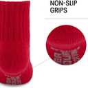 Under Armour Boys Multi Pack Quarter Sock, Red, 4-6 Years US