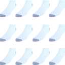 Hanes Men's Socks, Active Cool X-temp Lightweight Moisture-wicking Cushioned Ankle, Crew and No Show Socks, 12 and 14 Pair Packs (White, 6-12)