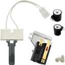 Gas Dryer Repair Kit Includes 279311 Igniter, 279834 Coil kit, 338906 Flame Sensor Widely Fit for Whirlpool Maytag Kenmore KitchenAid Sears Dryer Replacement Parts