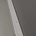 DEZ FURNISHINGS Premium Cordless 1" Room Darkening Vinyl Mini Blinds, 41.5" W x 64" H, White