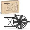 A-Premium A/C Condenser Fan Assembly Compatible with Select Nissan Models - Frontier 2005-2019, Pathfinder 2007-2012, Xterra 2007-2015 - Replace# 92120ZL00A, 92120ZP50A