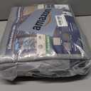 Shade&Beyond 90% Sun Shade Cloth with Grommets, 6' X 12' Pergola Shade Cover Canopy, Mesh Tarp Sun Screens for Patio, Outdoor, Garden, Backyard, Light Gray