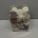 Soulchen 32 Pcs Velvet Christmas Tree Ornaments Ball Set Shatterproof Flocked Christmas Decorations Ball Bulk for Tree Decorative Hanging Garland Ornaments Xmas Holiday Party Decor(Mixed Khaki)