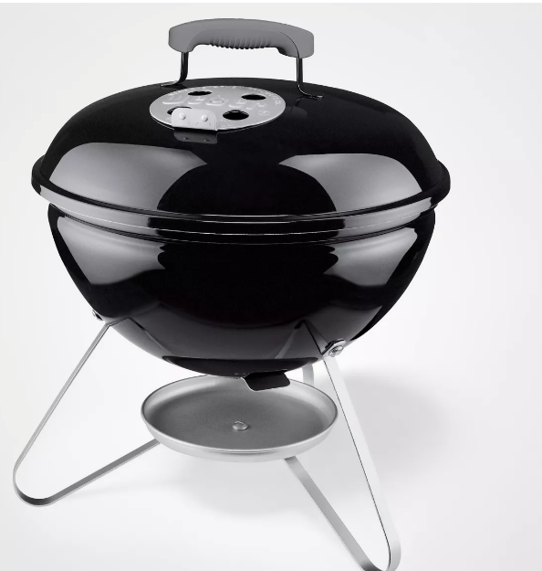 Weber 14" 10020 Portable Grill: Smokey Joe Outdoor BBQ, Porcelain-Enamel Lid, Weather-Resistant