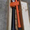 Pismire 1100lb Crane & 3500lb 12V Winch Combo - Folding Truck-Mounted Design, 360 Swivel, Painted Steel Jib for Pickup TrucksOrange