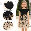 Sinhoon Toddler Girl Tulle Dress Summer Ruffle Sleeveless Baby Girl Fashion Casual Dresses 8Y