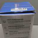 Purewell 3-Stage 0.01m Ultra-Filtration Gravity Water Filter System, NSF/ANSI 42&372 Certification, 304 Stainless Steel Countertop System with 2 Filters and Stand, Reduce 99% Chlorine, 2.25G, PW-OB (Silver)