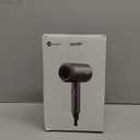 slopehill Professional Ionic Hair Dryer, Powerful 1800W Fast Drying Low Noise Blow Dryer with 2 Concentrator Nozzle 1 Diffuser Attachments for Home Salon Travel, Grey