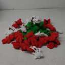 Liliful 48 Pcs Christmas Plush Bears Stuffed Animals Plush Bears with Ribbon Bow Soft Plush Toys for Girls Christmas Decorations Birthday Gifts Bear Baby Shower Favors