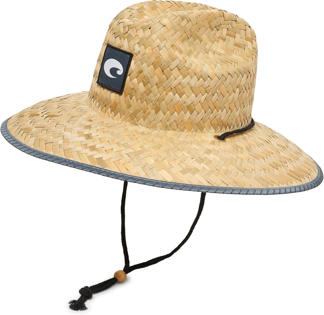 Costa Del Mar Unisex Adult Costa Lifeguard Straw Hat (One Size, Grey)
