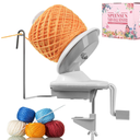 SPEENSUN Yarn Winder, Yarn Winder for Crocheting, 3.5 OZ Easy-to-Install and Efficiently Yarn Ball Winder with Lower Noise, Yarn Spinner for Crochet and Knitting Lover for Yarns Below Size 5