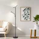 Latitude Run® Jernell 70" LED Dimmable Torchiere & Reading Floor Lamp with Remote Control