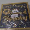 Gold 60th birthday decorations for men,3pcs birthday Decorations for Men boys black and gold Balloon Boxes Birthday Party Favors