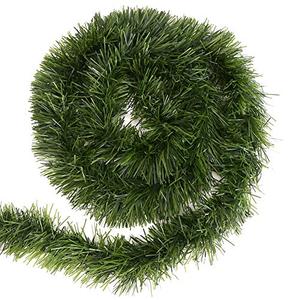 CCINEE 33ft Artificial Pine Garland, Green with, Perfect for Christmas Decor, Home Decor, Wedding, and More
