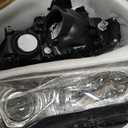 Pair Headlights Compatible with 2014-2020 Toyota 4runner,OE Factory Halogen Headlamp Chrome Housing Amber Reflector Replacement Driver&Passenger Side TO2518150 TO2519150 8117035571 8113035541