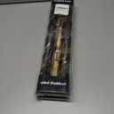 2 x Garbendy Black Gold Foil Christmas Wrapping Paper Roll - Mini Roll - 17 inch X 120 inch Per roll - Reversible 3 Different Design with Glitter Metallic Foil Shine (42.5 sq.ft.ttl)