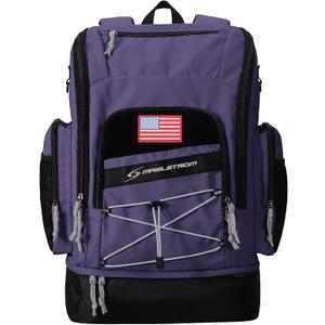 Maelstrom Swim Backpack 35L - Waterproof with Separate Shoe & Wet Compartment for Gym and Sports (Purple)