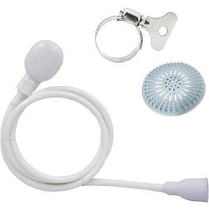 3.28FT Sink Spray Hose,Portable Sink Hose Sprayer, Shampoo Sprayer Hand Heldhead Shower Spray for Bathing Baby,Pets,Washing Hair,Rinsing Vegetables, with Hair Catcher Cover