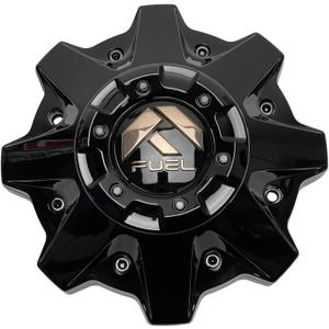 FUEL OFF-ROAD 1 PIECE 8 LUG CAP W/RISER GBLK/BRNZ - 1002-53GBPZ