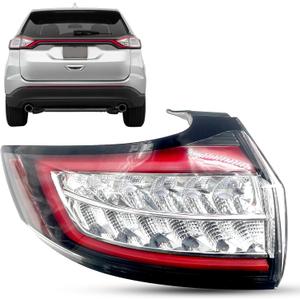 HT4Z-13405-G Tail Light Assembly Compatible with 2015 2016 2017 2018 Ford Edge Titanium/Sport Model Rear Light Tail Lamp Left Driver Side #FO2800244C