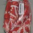 XCHI Winter Red Snowflakes Tablecloth Round Christmas Table Cloth Washable Table Covers for Indoor Dining Home Party Xmas Decorations 70x70 Inch