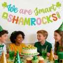 St. Patrick's Day Classroom Banner - St. Patrick's Day Decorations, March Bulletin Board Decorations, We Are Smart Shamrocks Bulletin Board Decor