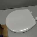 Little2Big Toilet Seat with Built-In Potty Training Seat, Slow Close, Durable Plastic, Made in USA, ROUND, White