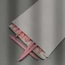 Cholemy 24 Pack Retractable Pens Bulk Pastel Gel Ink Pens 0.5mm Fine Point Tip Black Ink with Grip Smooth Writing for Journaling Note Taking School Supplies (Pink)