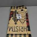 Robvobe Merry Christmas Kitchen Mats Set of 2 Xmas Tree Black Red Buffalo Plaid Print Winter Kitchen Rugs Runner Holiday Absorbent Non Slip Comfort Mat for Kitchen Floor Decor, 17"x30"+17"x47"