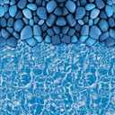 VEVOR 12 x 24 ft Oval Pool Liner, Unibead Above Ground Pool Liners, 52in Wall Height, Durable Standard Gauge Vinyl, Designed for Steel Sided Above-Ground Swimming Pools
