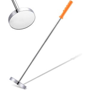 Magnetic Sweeper Telescoping Pick-up Tool, Thickened Pole, 35LB Magnet Stick Screws Parts Finder, Pickup Nails, Screws, and Metal Picker, Orange Handle