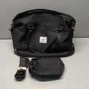 LOVEVOOK Travel Duffle Bag,Weekender Bags for Women with Shoe CompartmentCarry on Overnight Bag with Toiletry Bag,Gym Duffel Bag with Wet Pocket, Hospital Bags for Labor and Delivery (Large-2 Pcs, Black)