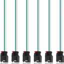 6pcs Fuel Injector Alternator Connector Wiring Fit for Jeep for Dodge for Wrangler JK TJ for Ram 1500 for Chrysler Repair Harness Plug Pigtail