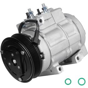 Air Conditioner A/C Compressor with Clutch for Ford Expedition 5.4L 2007-2014, F-150 4.6L/5.4L 07-10, F-250/F-350 Super Duty 08-09, For Lincoln 5.4 Mark LT 07-08 & Navigator 07-14