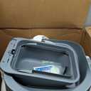 Automatic Litter Box Self Cleaning for Multiple Cats App Control, Open Top Self Cleaning Litter Box - Safety Protection, Easy Setup, Odor Control, Gray, 21.9"L x 20"W x 22.7"H