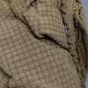 Joccun Stretch Loveseat Couch Cover Slipcover, 1-Piece Sofa Cover for 2 Cushion Couch Spandex Jacquard Washable Furniture Protector Cover for Living Room,Kids,Pets（Loveseat,Tan）