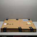 Fluxnara Bulletin Board, 35" x 17.5" Cork Board Alternative with 12 Safe Removable Adhesive Tabs, Foldable Felt Pin Board for Home Office, Classroom, Bedroom, Entryway for Walls Oatmeal