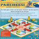 Parcheesi Royal Edition by Winning Moves Games USA, Classic Family Favorite Featuring Charming Artwork, Tokens and dice Cups for 2-4 Players, Ages 8+ (6106)