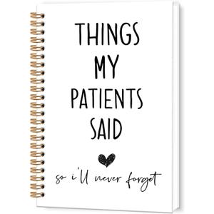 TWRVI Nurse Doctor Spiral Notebook, Doctor Nurse Appreciation Gifts College Ruled Notebook Journal for School Office Supplies, Medical Nursing Journaling Notebooks 5.5"x8.3" 164 Pages