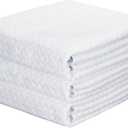 Waffle Weave Kitchen Towels Thick Microfiber Dish Drying Towels Absorbent Tea Towels Hand Towel Lint Free 16Inch x 24Inch 3 Pack White