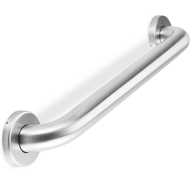 Zenna Decorative Grab Bar Brushed Nickel 18in