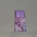 Chvelop for Samsung Galaxy S23 Ultra Case with Slide Camera Cover, Samsung S23 Ultra Case Shockproof Slim Thin Lightweight, Chic Glossy Fade-Resistant Pattern Phone Cases Cover for S23 Ultra, Purple (Violet)