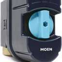 Moen Flo Smart Water Monitor and Automatic Shutoff Sensor, Wi-Fi Connected Water Leak Detector for 1-1/4-Inch Diameter Pipe, 900-002