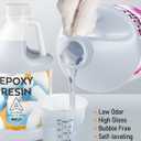 INCLY 4 Gallon Crystal Clear Epoxy Resin Kit, High Gloss & Bubbles Free Resin Supplies Coating & Casting Resin for Table Top, Countertop, River Table,Wood, Jewelry Making, Art Craft, Self Leveling 1:1