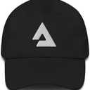 Hogue WS LLC Audius Cryptocurrency Logo Hat (Embroidered Dad Cap) (One Size, Black)