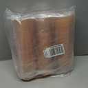 100 Pcs Disposable Stemless Glasses Crystal Plastic Wine Glasses Clear Classic PET Drinking Cup for Meeting Weddings Birthday Cocktail Christmas Party Supplies (Orange, 12oz)